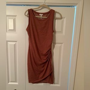 Leith dress, mauve/dusty rose, medium